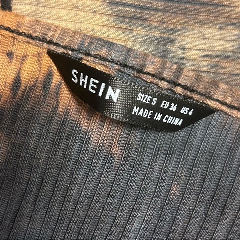 Shein Bleach Dye Cropped tank - Picture 2 of 3